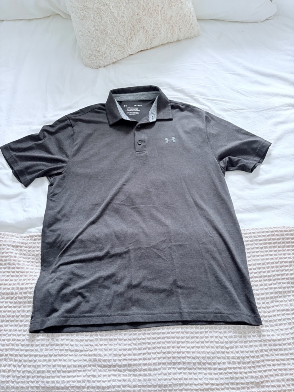 Under Armour Men’s Charcoal Black Polo